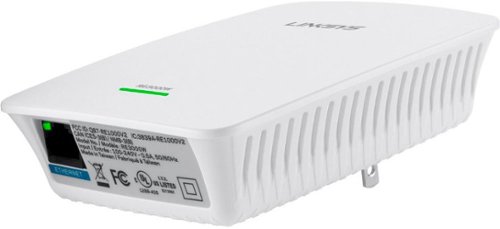  Linksys - N300 Wi-Fi Range Extender - White