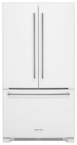 KitchenAid - 25.2 Cu. Ft. French Door Refrigerator - White