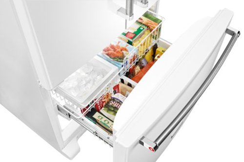 KitchenAid - 20 Cu. Ft. French Door Counter-Depth Refrigerator - White