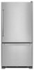 KitchenAid - 22.1 Cu. Ft. Bottom-Freezer Refrigerator - Stainless Steel-Front_Standard 