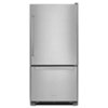 KitchenAid - 19 Cu. Ft. Bottom-Freezer Refrigerator with Produce Preserver - Stainless Steel-Front_Standard