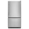 KitchenAid - 19 Cu. Ft. Bottom-Freezer Refrigerator with Produce Preserver - Stainless Steel-Front_Standard 