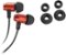 Insignia™ - Stereo Earbud Headphones - Red-Front_Standard