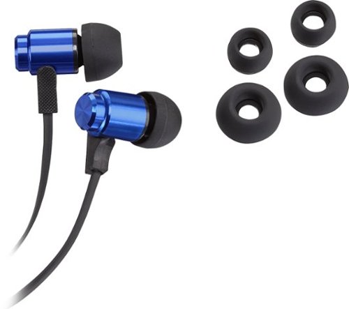  Insignia™ - Stereo Earbud Headphones - Blue