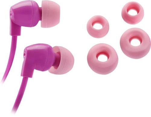  Insignia™ - Stereo Earbud Headphones - Pink