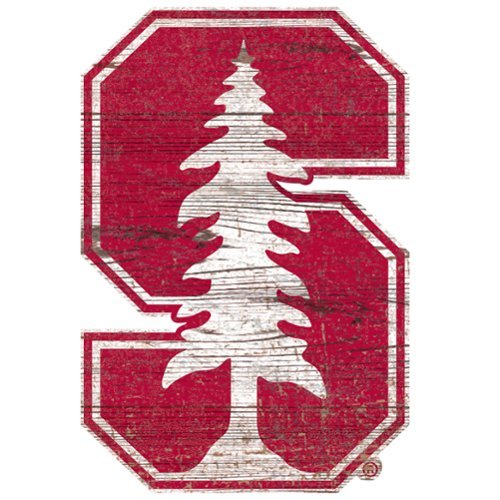 Fan Creations - Stanford Cardinal Distressed Logo Cutout Sign - Multicolor-Front_Standard 