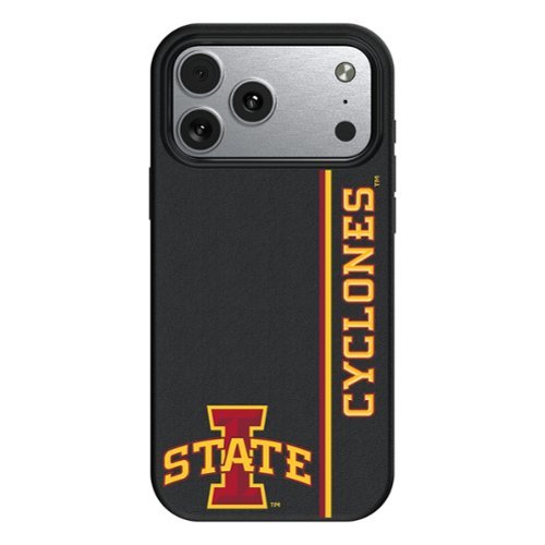 Keyscaper - NCAA - Iowa State Cyclones iPhone Magnetic Bump Case - 16 Pro Max - Black-Front_Standard 