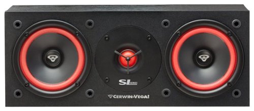  Cerwin Vega - SL Series 2-Way Center-Channel Speaker - Black