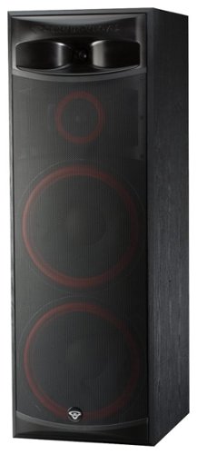 Cerwin Vega - Dual 15" 3-Way Floorstanding Loudspeaker (Each) - Black-Front_Standard 