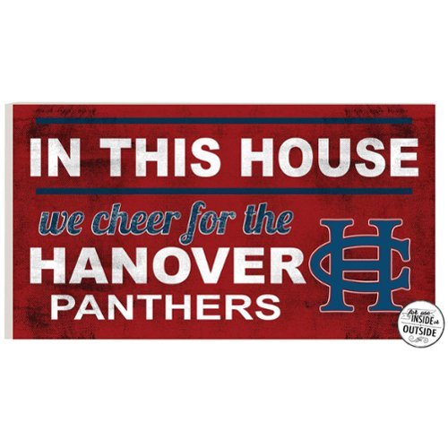 Jardine - Hanover Panthers 11'' x 20'' Indoor/Outdoor In This House Sign - Maroon-Front_Standard 