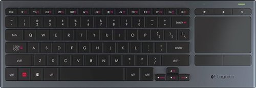  Logitech - K830 Illuminated Keyboard - Black