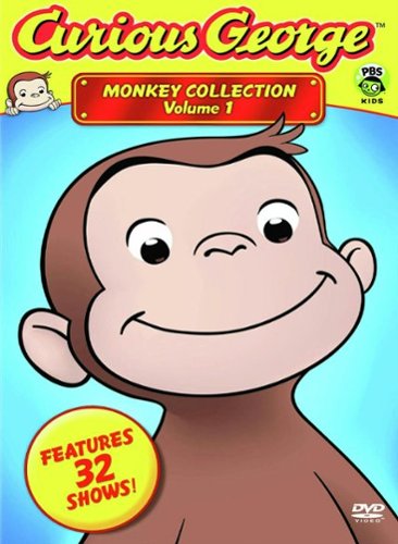  Curious George: Monkey Collection, Vol. 1 [4 Discs] Fullscreen Subtitle Dolby (DVD)