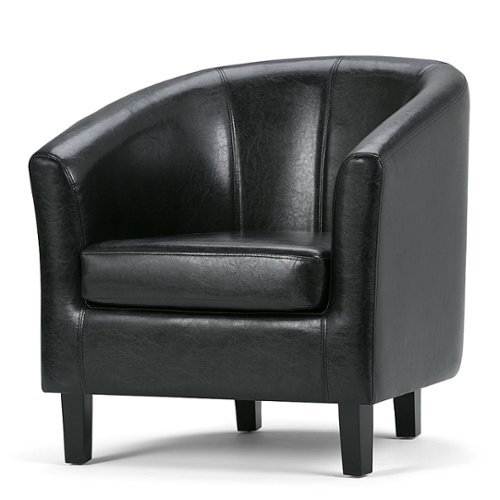 Simpli Home - Austin Armchair - Black