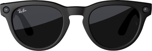 Ray-Ban Meta Headliner (Gen 1) glasses with Meta AI, Audio, Photo, Video Compatability - Charcoal Lenses - Matte Black BUY ONLINE