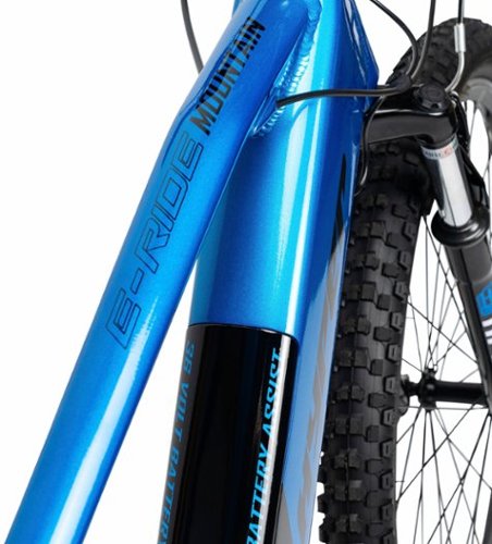 Hyper - 26" Mountain Electric Bike eBike w/ 20mph Max Speed & 20 Mile Operating Range - Universal Size - UL Approved & Certified - Blue Hyper - 26" Mountain Electric Bike eBike w/ 20mph Max Speed & 20 Mile Operating Range - Universal Size - UL Approved & Certified - Blue
