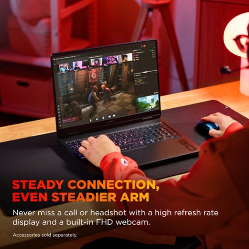 HP OMEN 16 2K 144Hz Gaming Laptop - AMD Ryzen 9 8940HX - 32GB DDR5 Memory - NVIDIA GeForce RTX 5060 - 1TB SSD - Shadow Black GLOBAL SHIPPING