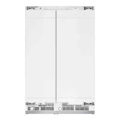 Front. Koolmore - Panel Ready Column Refrigerator and Freezer, 30" Refrigerator and 24" Freezer - White.