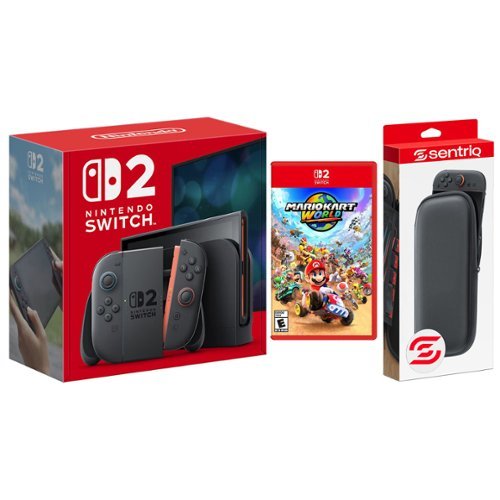 Switch 2 Console with Mario Kart World and Protective Case Bundle - Nintendo Switch 2-Front_Standard 