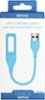 WITHit - Flex 1" USB Charging Cable - Blue-Front_Standard
