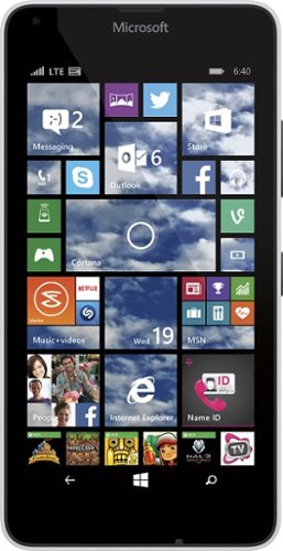 T-Mobile - Microsoft Lumia 640 4G with 8GB Memory No-Contract Cell Phone-Front_Standard 