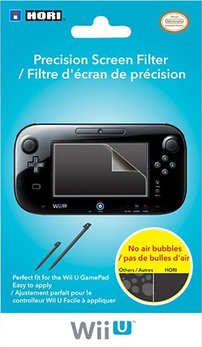  Hori - GamePad Stylus &amp; Filter Set for Nintendo Wii U - Clear