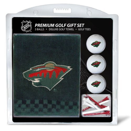 Team Golf - Minnesota Wild Embroidered Golf Gift Set - Multicolor-Front_Standard 