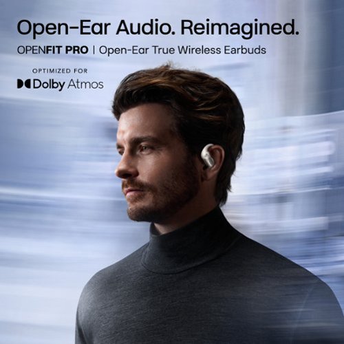 Shokz OpenFit Pro Open-Ear True Wireless Active Noise Reduction Earbuds - White BUY ONLINE