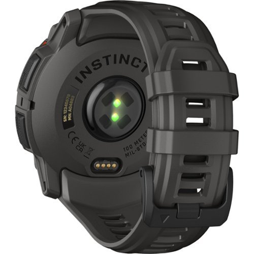 Garmin Instinct 3 Solar GPS Smartwatch 50 mm Fiber-reinforced Polymer - Black with Charcoal Band BUY ONLINE