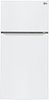 LG - 20.2 Cu. Ft. Top-Freezer Refrigerator - Smooth White-Front_Standard 
