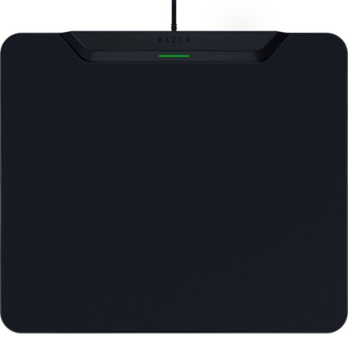 Razer - Hyperflux V2 Wireless Charging Puck and Mouse Pad with Anti-Slip Rubber Base - Hard - Black