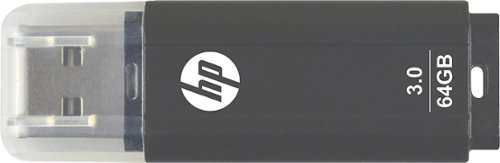  HP - 64GB USB 3.0 Flash Drive - Black