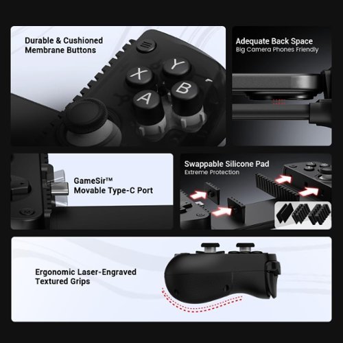 GameSir X5 Lite Mobile Gaming Controller/Phone Controller Android, iOS iPhone 15/16, Hall Effect Joystick, Lightweight Ergonomic - Wasabi WORLDWIDE DELIVERY