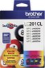 Brother - LC2013PKS Standard-Yield 3-Pack Ink Cartridges - Cyan/Magenta/Yellow-Front_Standard