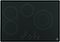 GE - 30" Built-In Electric Cooktop - Black on Black-Front_Standard
