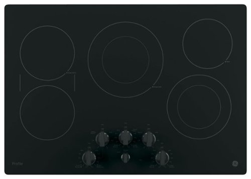  GE Profile - 30&quot; Built-In Electric Cooktop - Black on Black
