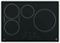 GE Profile - 30" Built-In Electric Induction Cooktop - Black on Black-Front_Standard