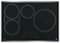 GE Profile - 30" Built-In Electric Induction Cooktop - Stainless Steel-on-Black-Front_Standard