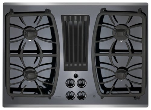 GE Profile - 30" Built-In Gas Cooktop - Stainless steel
