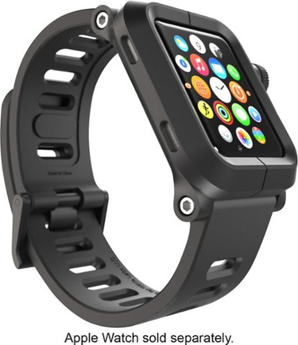  LUNATIK - EPIK Polycarbonate Case and Silicone Band for Apple Watch™ 42mm - Black