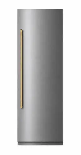 Front. Kucht - KUCHT Professional 30 in. Built-In Refrigerator in Custom Panel Ready - Stainless Steel Panel and Gold Handle Included - Stainless Steel and Gold.