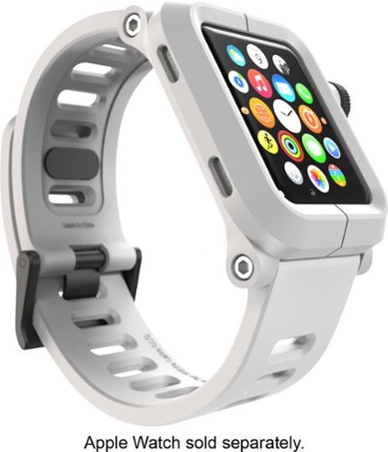  LUNATIK - EPIK Polycarbonate Case and Silicone Band for Apple Watch™ 42mm - White