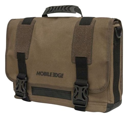 Mobile Edge - ECO Messenger Bag for 15" Apple® MacBook® Pro - Olive/Black
