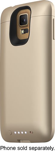  mophie - juice pack External Battery Case for Samsung Galaxy S 5 Cell Phones - Gold