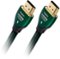 AudioQuest - Forest 6'7" 4K Ultra HD In-Wall HDMI Cable - Black/Green Stripe-Front_Standard