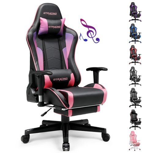 GTPlayer - Music Video Gaming Chair with Speaker Office Computer Chairs - Colorful-Front_Standard 