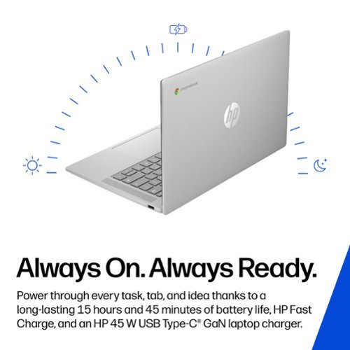 HP 14 Chromebook - MediaTek Kompanio 540 - 4GB Memory - 64GB eMMC - Modern Gray WHERE TO BUY