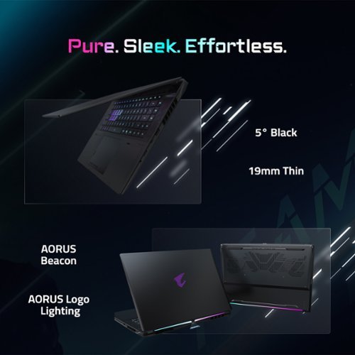 GIGABYTE AORUS MASTER 16 Gaming Laptop - 240Hz 2560x1600 OLED - RTX 5080 - AMD Ryzen 9 9955 - 1TB SSD - 32GB DDR5 RAM - Black BUY IN EUROPE