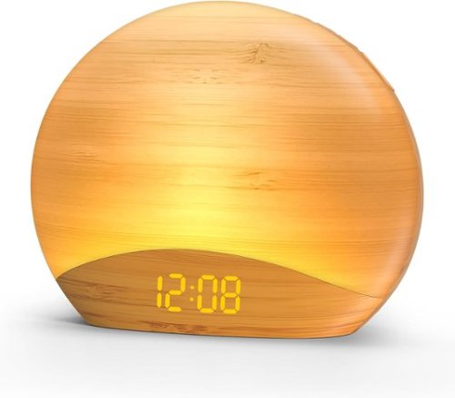 Dazzed Corner - Digital Dimmable Clock,Alarm Clock with Bluetooth Speaker & FM Radio - Wooden-Front_Standard 