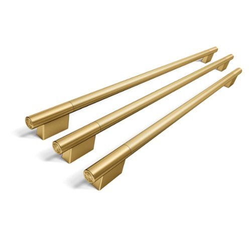 KitchenAid - Handle Hardware Accessory Kit for 42" Built-In French Door Bottom Mount Refrigerator - Brass Grip