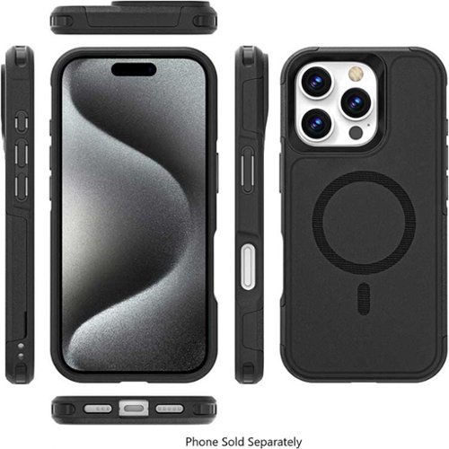 SaharaCase Raider Series Wallet Case for Apple iPhone 16 Pro - Scorpion Black SHOP ONLINE